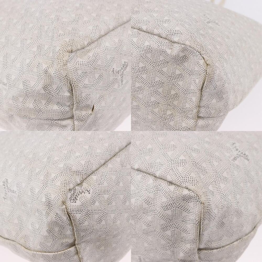 Goyard Herringbone Saint Louis PM Tote White - Picture 14 of 14